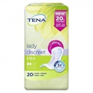 Tena Lady Discreet Mini Inkontinenssisuoja 20 Kpl