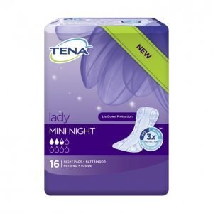 Tena Lady Mini Night Inkontinenssisuoja 16 Kpl