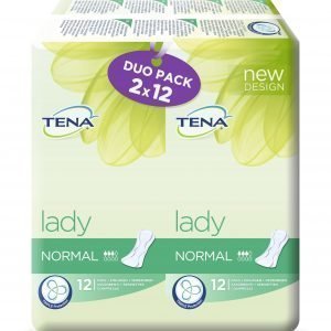 Tena Lady Normal Duo Inkontinenssisuoja 2 X 12 Kpl