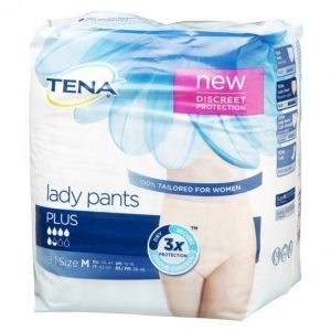 Tena Lady Pants Plus Medium Inkontinenssisuoja 9 Kpl