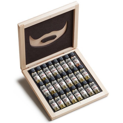 The Bearded Man Company 24 Pieces Sampler Kit Wooden Box