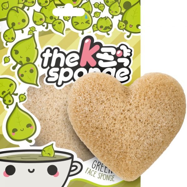 The Konjac Sponge Company K-Sponge Heart Sponge Green Tea 12 G