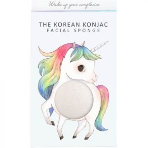 The Konjac Sponge Company Mythical Unicorn Prancing Konjac Sponge Box And Hook White 30 G