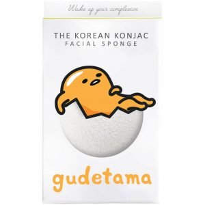 The Konjac Sponge Company Sanrio Gudetama Konjac Sponge Box And Hook White 30 G