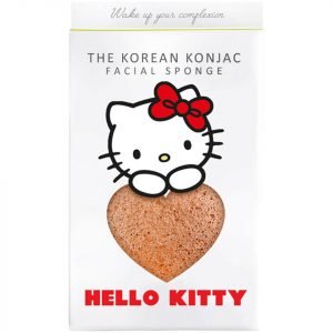 The Konjac Sponge Company Sanrio Hello Kitty Konjac Sponge Box And Hook Pink Clay 30 G