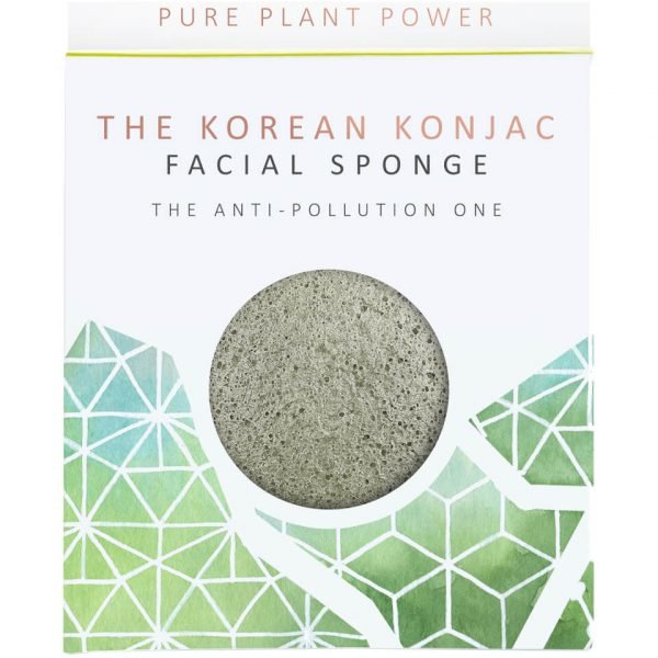 The Konjac Sponge Company The Elements Earth Facial Sponge Energising Tourmaline 30 G