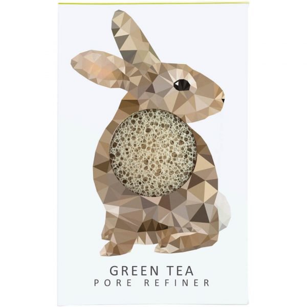 The Konjac Sponge Company Woodland Rabbit Pure Konjac Mini Pore Refiner Green Tea 12 G
