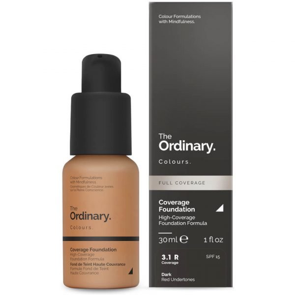 The Ordinary Coverage Foundation With Spf 15 By The Ordinary Colours 30 Ml Various Shades 3.1r
