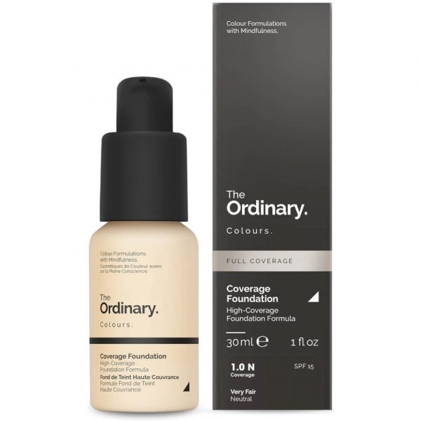 The Ordinary Coverage Foundation With Spf 15 By The Ordinary Colours 30 Ml Various Shades 3.1y