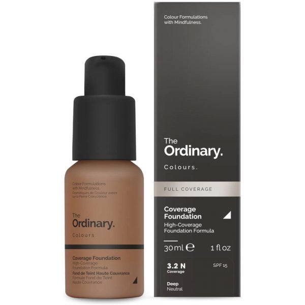 The Ordinary Coverage Foundation With Spf 15 By The Ordinary Colours 30 Ml Various Shades 3.2n