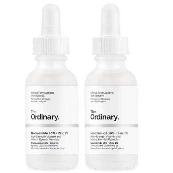 The Ordinary Niacinamide 10% + Zinc 1% High Strength Vitamin And Mineral Blemish Formula Duo