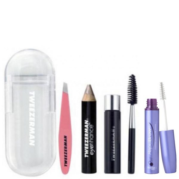 The Ultimate Brow Duo Rapidbrow And Tweezerman Mini Brow Rescue Kit