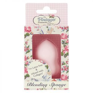 The Vintage Cosmetics Company Gourd Blending Sponge Infused With Collagen Pink