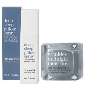 This Works Deep Sleep Pillow Spray 75 Ml & No Wrinkles Midnight Moisture 48 Ml
