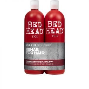 Tigi Bed Head Shampoo & Hoitoaine 2x750 Ml Resurrection