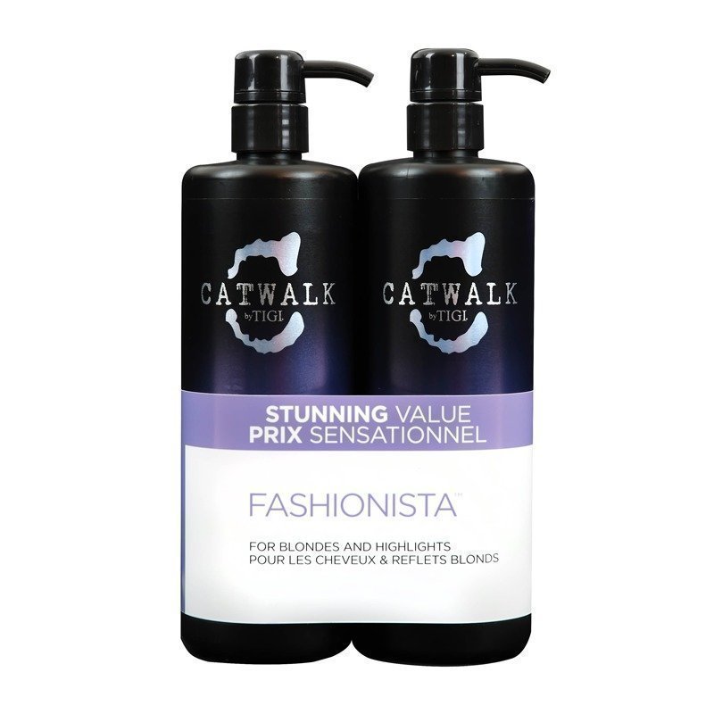 Tigi Catwalk Fashionista Violet Tweens Tuplapakkaus shampoo & hoitoaine 750 ml