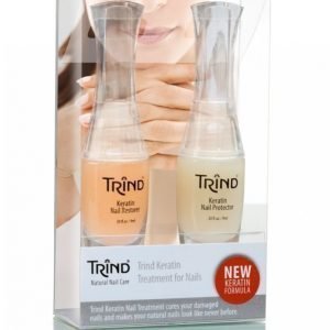 Trind Keratin Treatment Set Keratin Nail Restorer & Keratin Nail Protector