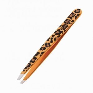 Tweezerman Printed Slant Tweezer Pinsetit Leopard