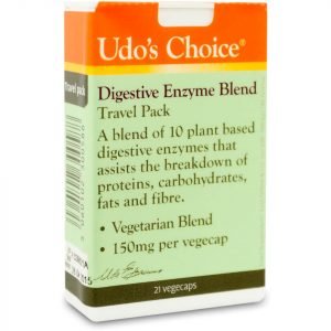 Udo's Choice Digestive Enzyme Blend Travel Pack 21 Caps