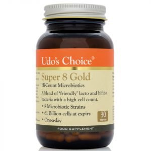 Udo's Choice Super 8 Gold Microbiotics 30 Vegecaps