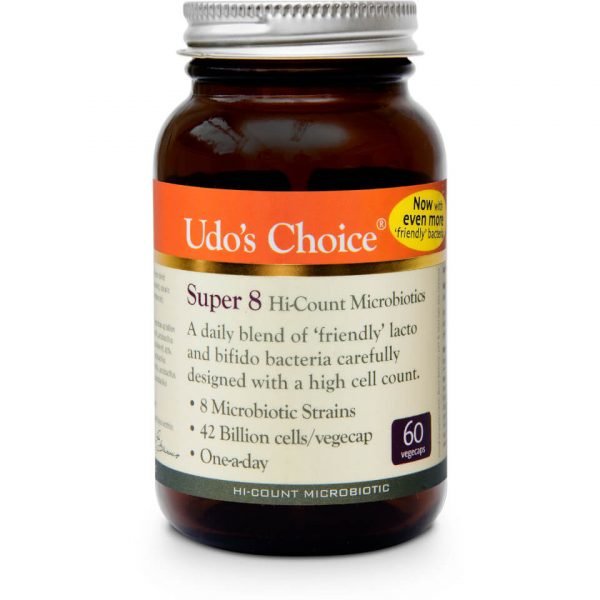 Udo's Choice Super 8 Microbiotics 60 Vegecaps