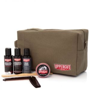 Uppercut Deluxe Wash Bag Filled Army Green