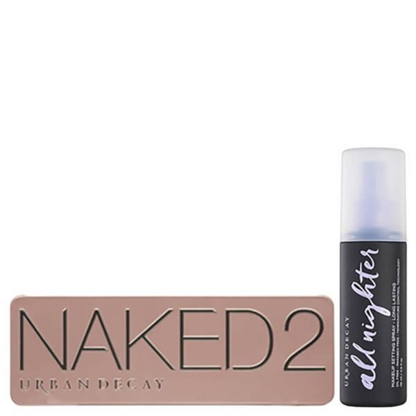 Urban Decay Naked 2 Palette And Setting Spray Bundle