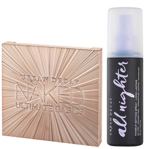 Urban Decay Naked Ultimate Basics Palette And Setting Spray Bundle