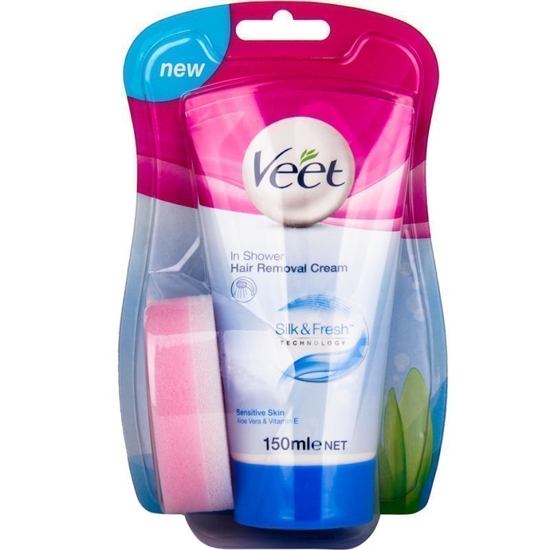 Veet In Shower Hair Removal Cream Sensitive Skin 150ml