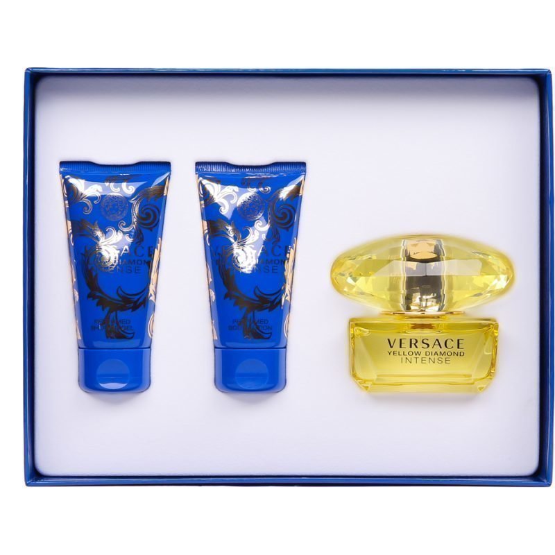 Versace Yellow Diamond Intense EdP 50ml Shower Gel 50ml Body Lotion 50ml