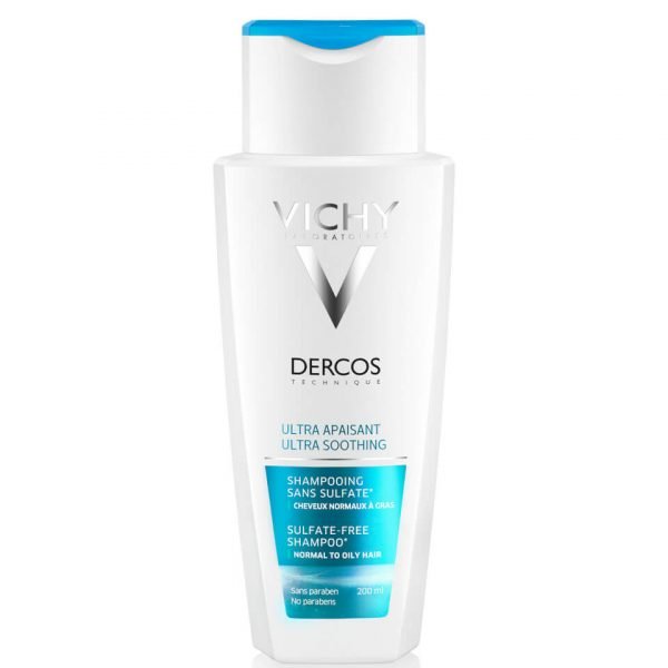 Vichy Dercos Ultra Soothing Shampoo For Oily Hair 200 Ml