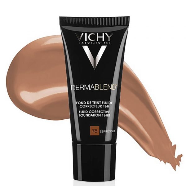 Vichy Dermablend Fluid Corrective Foundation 30 Ml Various Shades Espresso 75