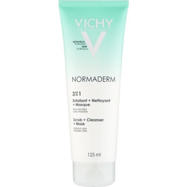 Vichy Normaderm 3-In-1 Cleansing + Scrub + Mask 125 Ml