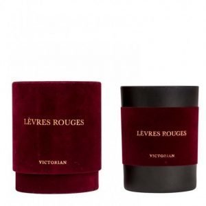Victorian Candles Velvet Levres Rouges Tuoksukynttilä Red