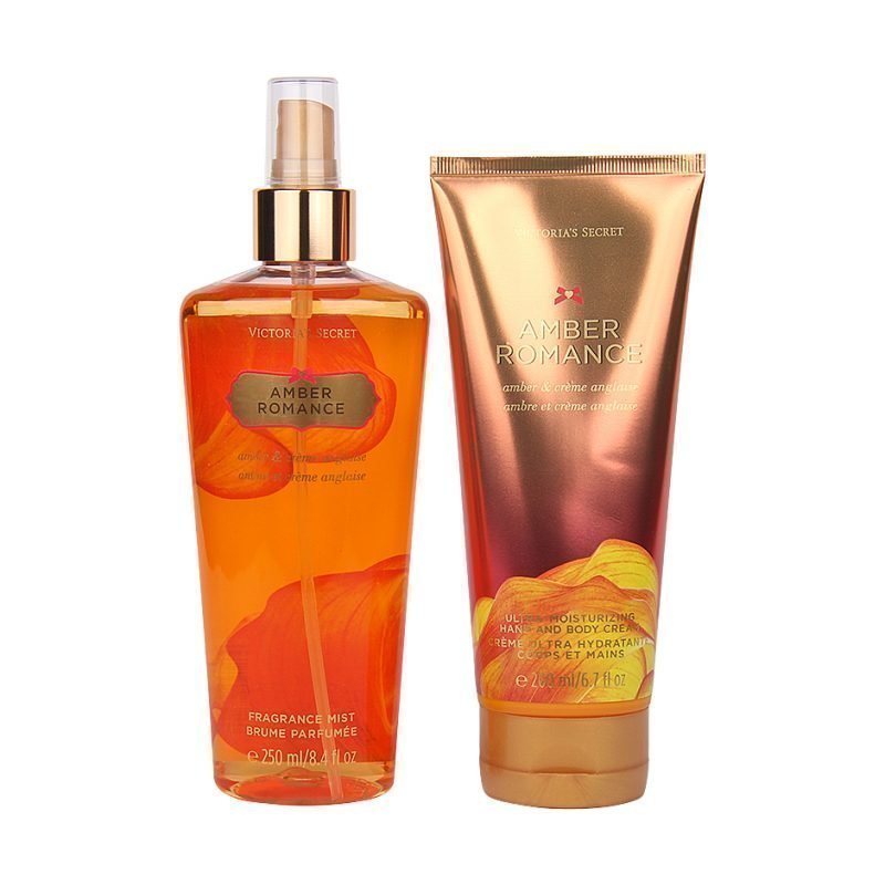 Victoria's Secret Amber Romance Duo Body Mist 250ml Hand & Body Cream 200ml