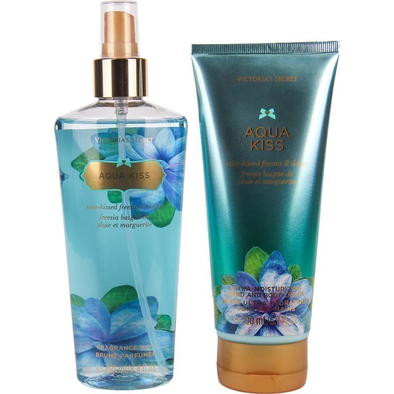 Victoria's Secret Aqua Kiss Duo Body Mist 250ml Hand & Body Cream 200ml