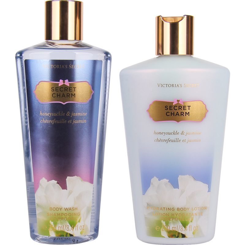 Victoria's Secret Secret Charm Duo Body Wash 250ml Body Lotion 250ml