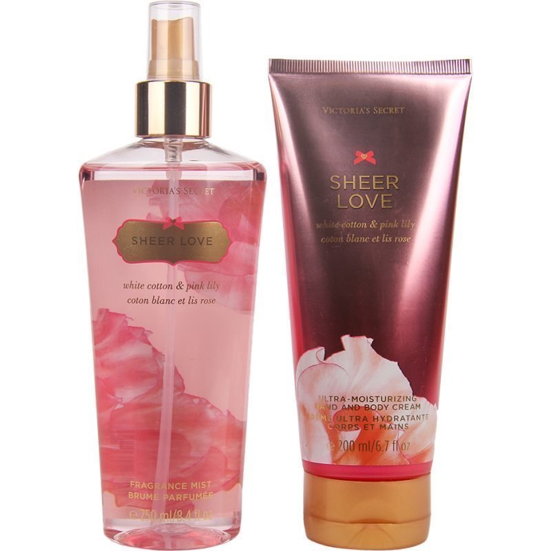 Victoria's Secret Sheer Love Duo Body Mist 250 Hand & Body Cream 200ml