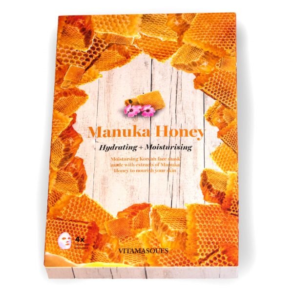 Vitamasques Manuka Honey Hydrating Moisturising Mask Box Of 4