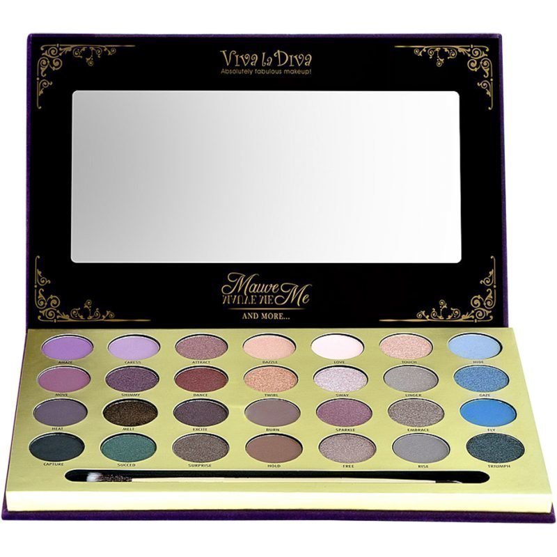 Viva la Diva Mauve Me Eyeshadow 28 Matte & Highpearl Eyeshadows