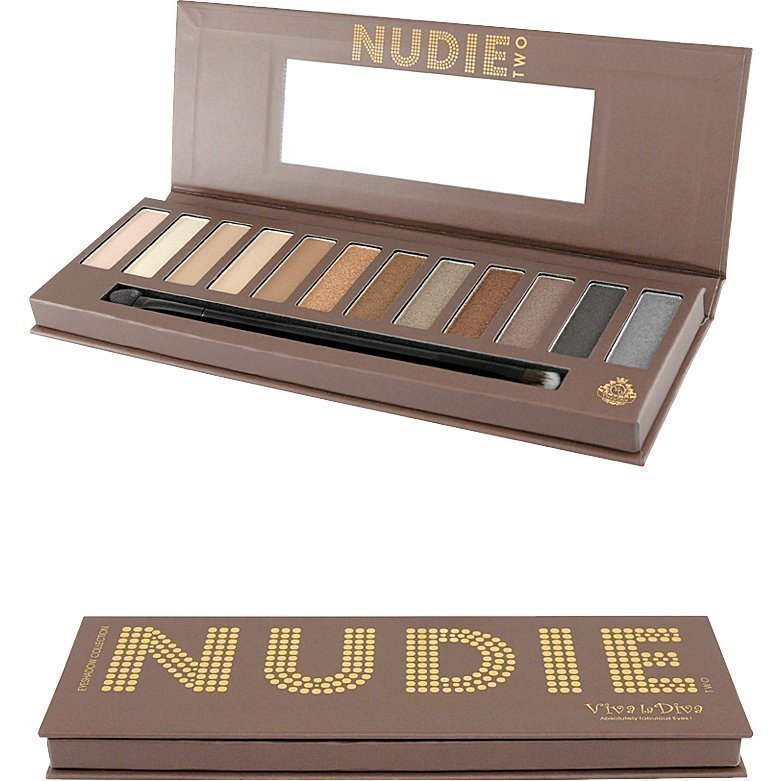 Viva la Diva Nudie Two 12 Matte & Pearly Eyeshadows 12g