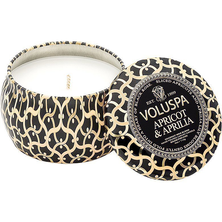 Voluspa Apricot & Aprilia Decorative Tin Candle 99g