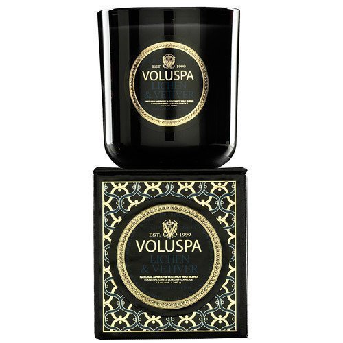 Voluspa Apricot & Coconut Wax Blend Perfumed Candle Lichen & Vetiver