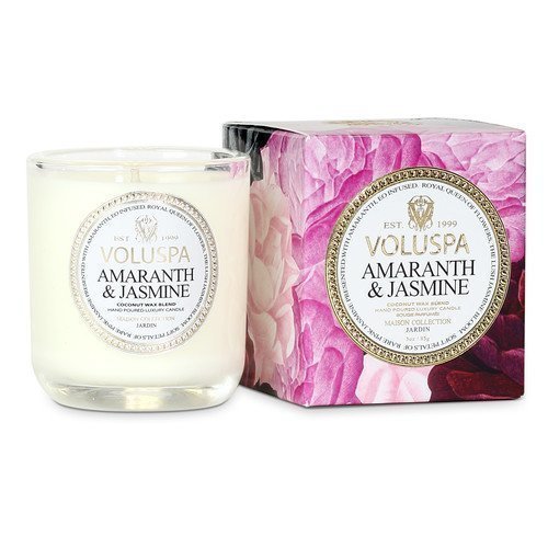 Voluspa Coconut Wax Blend Perfumed Candle Amaranth & Jasmine