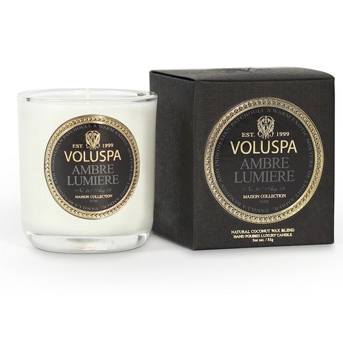 Voluspa Coconut Wax Blend Perfumed Candle Ambre Lumiere
