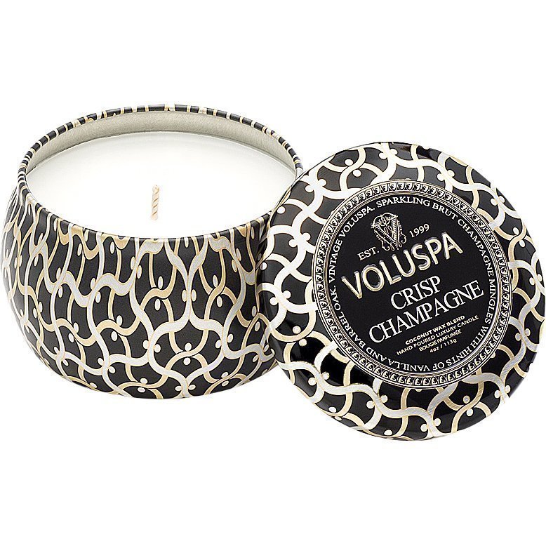 Voluspa Crisp Champagne Decorative Tin Candle 99g