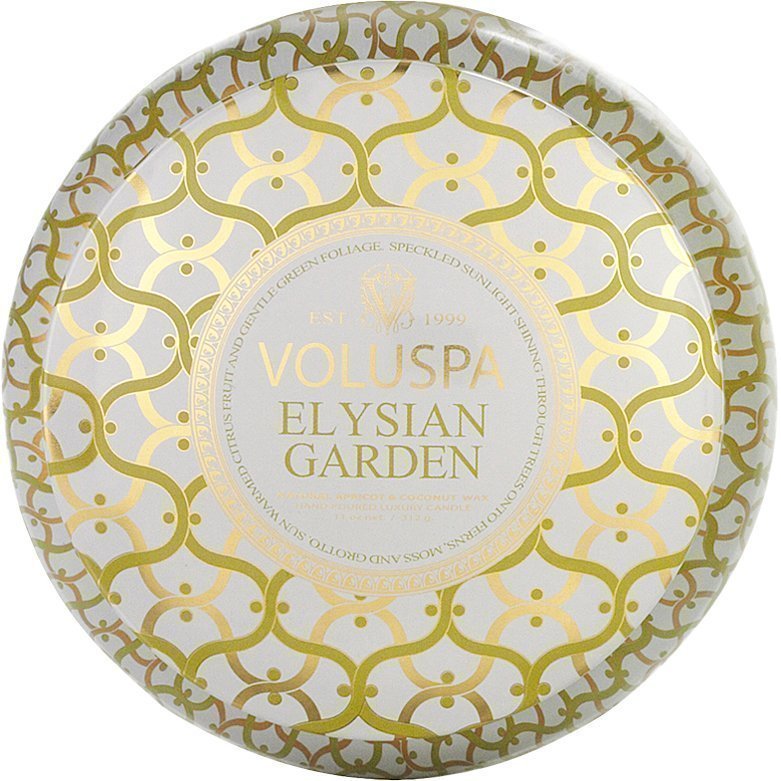 Voluspa Elysian GardenWick Maison Metallo Candle 312g