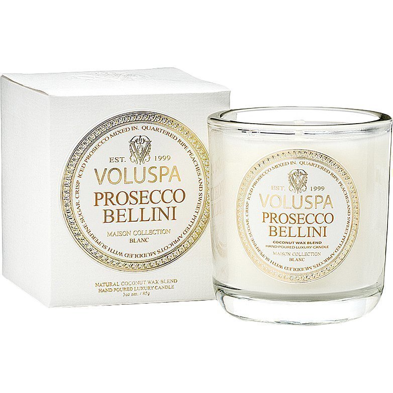 Voluspa Prosecco Bellini Classic Maison Boxed Votive Candle 85g