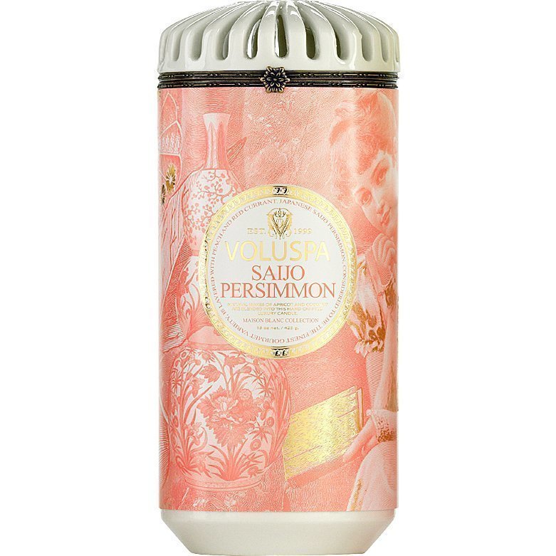 Voluspa Saijo Persimmon Ceramic Alta Maison Candle 425g