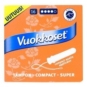 Vuokkoset Compact Super Tamponi 16 Kpl